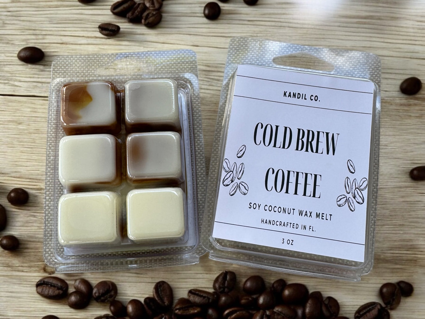 Cold Brew Coffee 3 oz Wax Melt