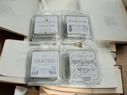 Book Lovers 1 oz Wax Melt 4 Pack