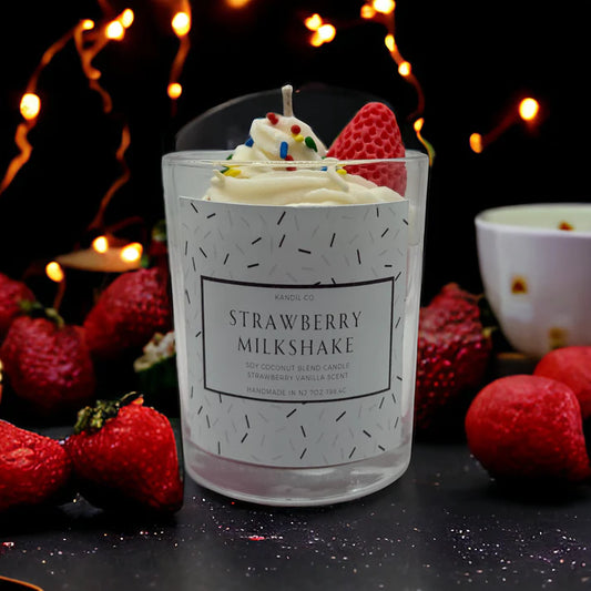 Strawberry Milkshake 7oz Candle